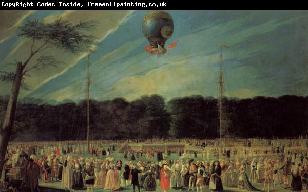 Antonio Carnicero The  Ascent of a Montgolfier Balloon